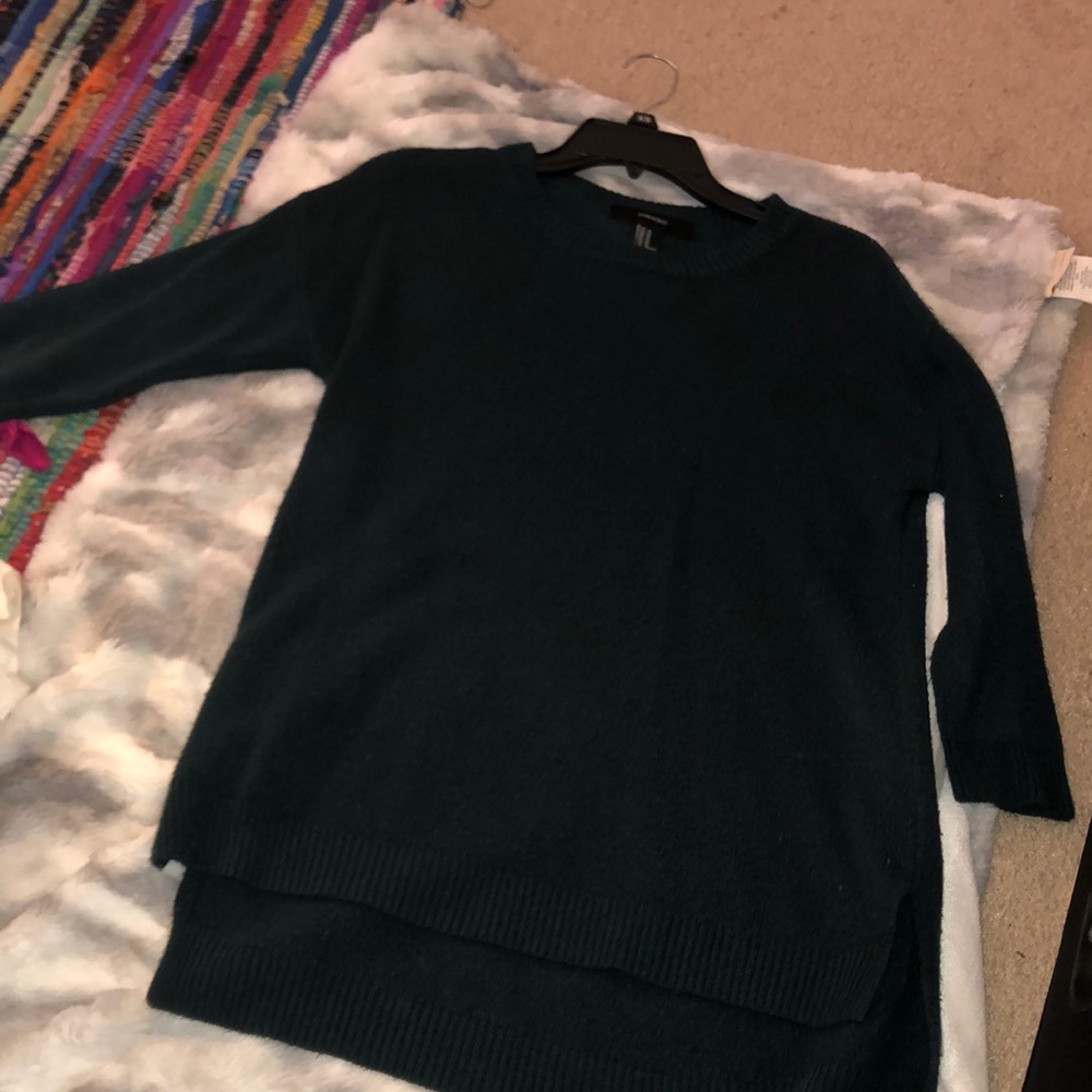 Dark green sweater